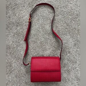 Vintage Salvatore Ferragamo Red Crossbody Bag